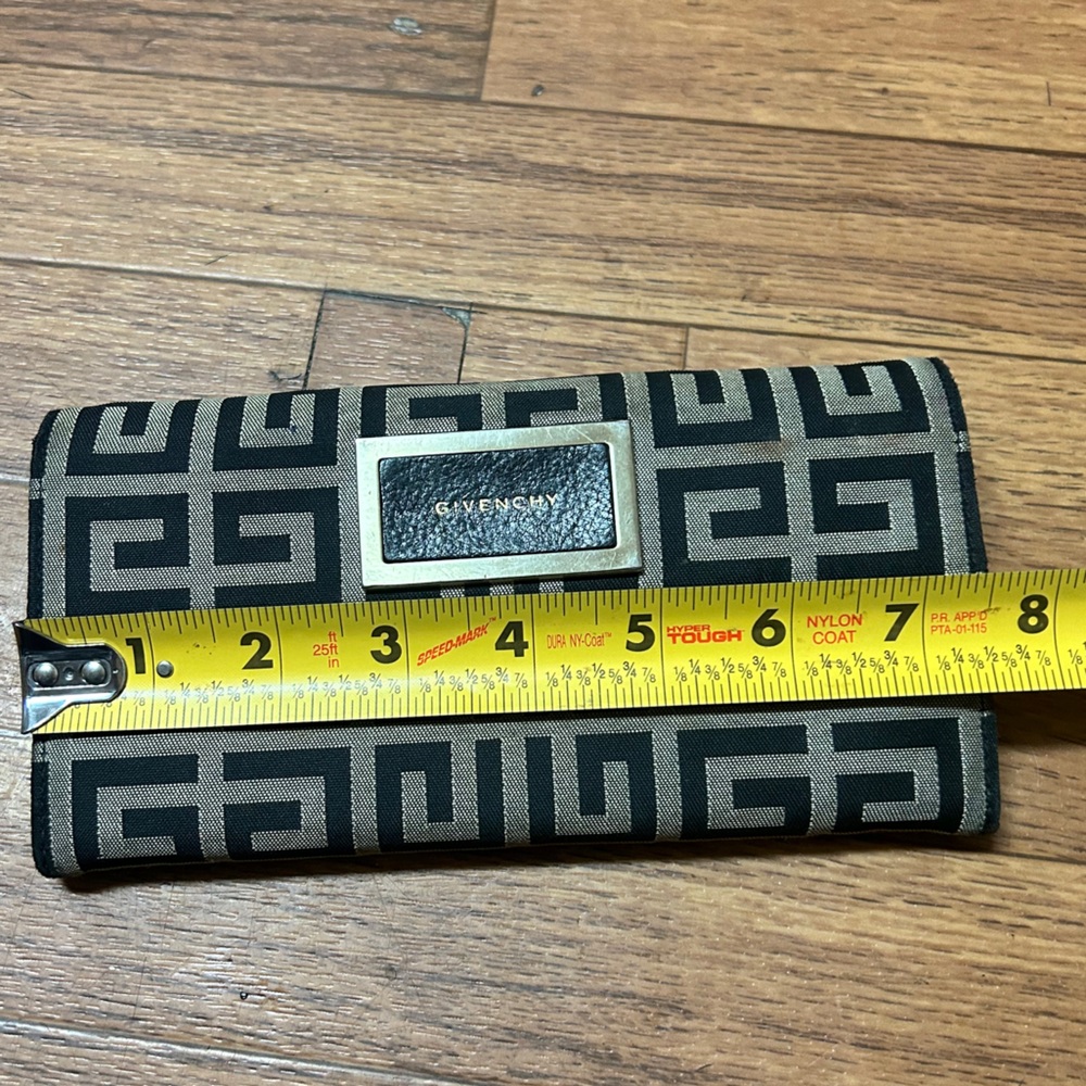 Givenchy Givenchy Black/Grey Monogram Canvas And … - image 7